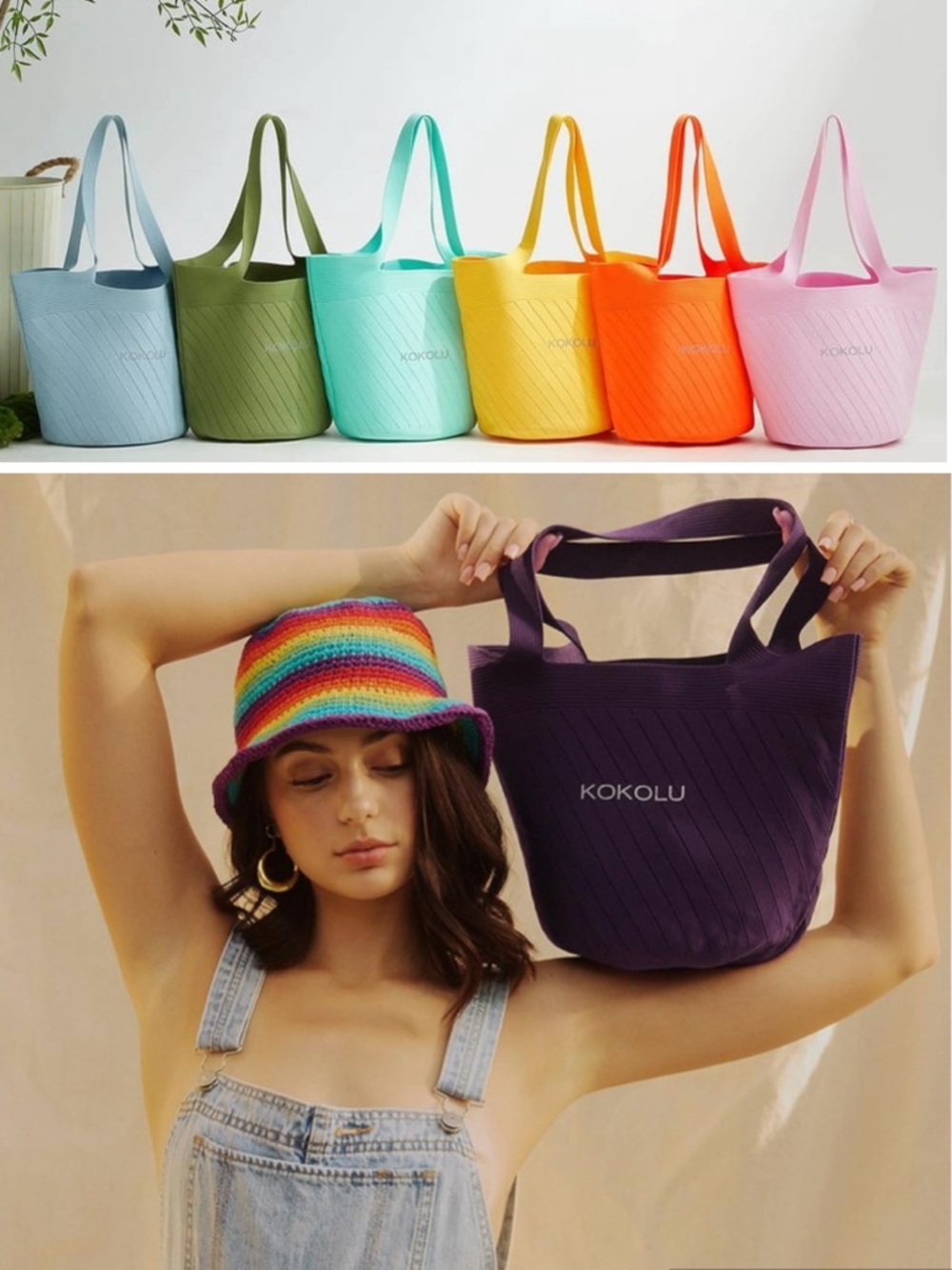 Kokolu Eco-Friendly Daily Eight Tote Bag New With Tag 🏷️
